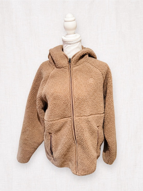 Sierra Designs Jackets & Blazers - Sierra Designs Women’s Sherpa Fleece Hooded Jacket Tan M/M